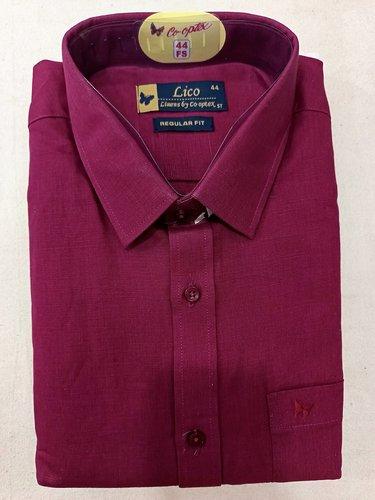 PL COTTON XLINEN DYED READYMADE SHIRT 44 FS